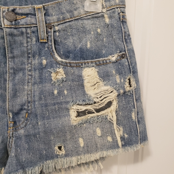 Carmer Denim Titania Bottom Fly High Rise Short Size 26 - Picture 3 of 11